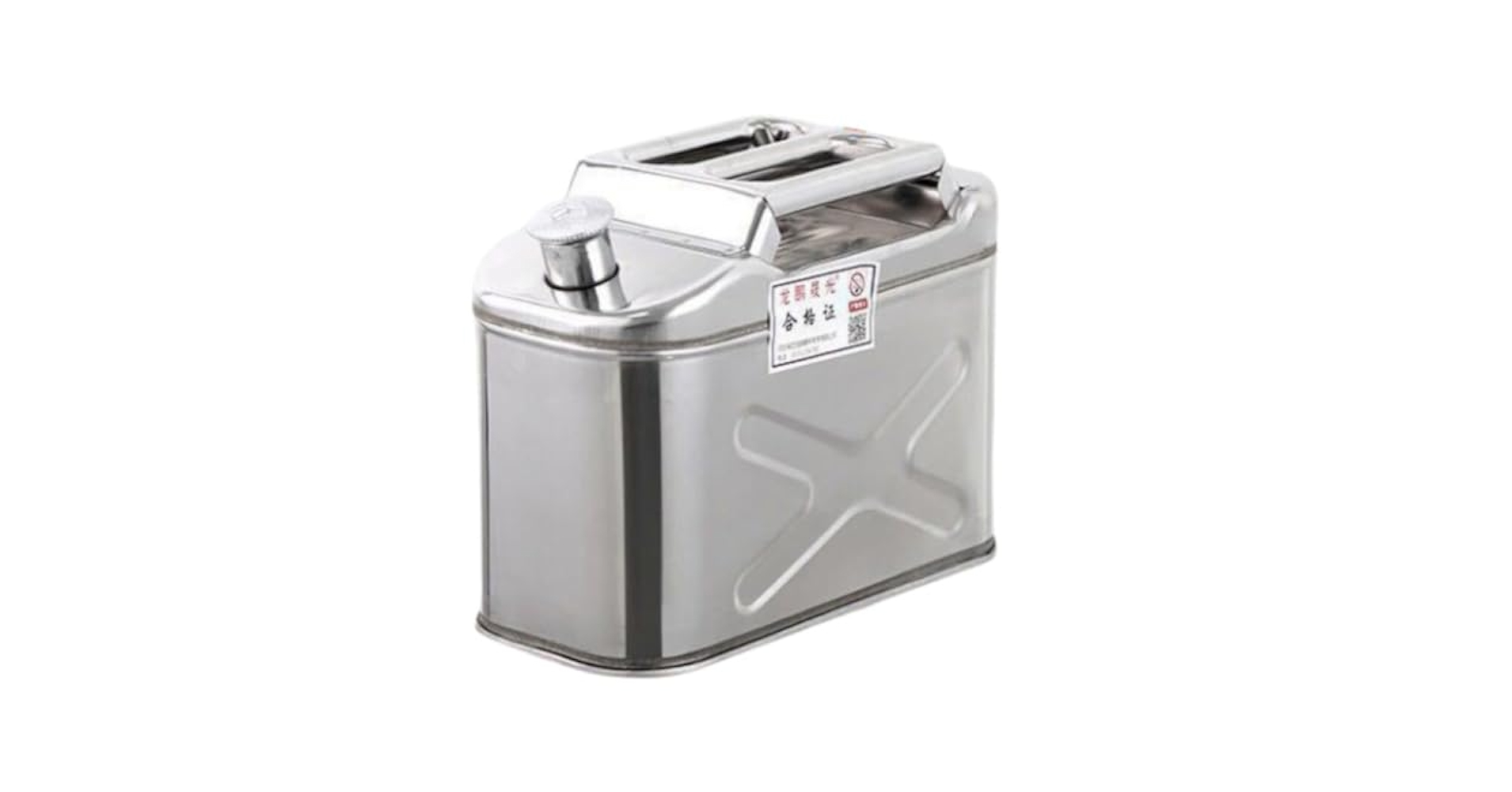 ガソリン携行缶　燃料タンク　ステンレス　10Ｌ　キャンプ　ドライブ　アウトドア KIKAIYA ガソリン携行缶 10L 横型 高級ステンレス SUS304